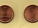 1 Centavo Argentina 1993 KM# 113a. Uploaded by concordiense